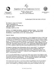 DTSC letter to Mr. Robert Brown III for CleanTech Environmental, Inc ...