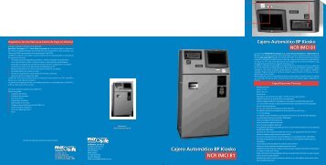 NCR IMCI 81 Cajero Automático BP Kiosko - microsafe.com.mx