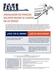 ¡Instalador de paneles solares muere al caerse de un techo! (PDF)