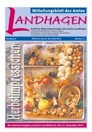 finden Sie den - Amt Landhagen