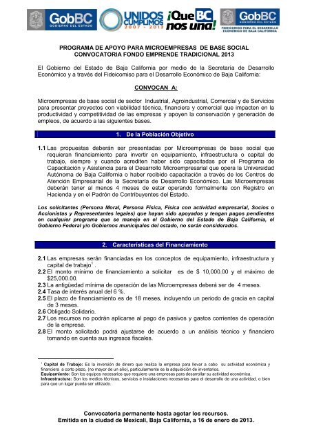 Consultar Convocatoria - Gobierno del Estado de Baja California