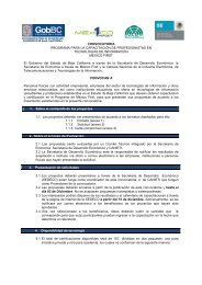 Convocatoria al Programa - Gobierno del Estado de Baja California