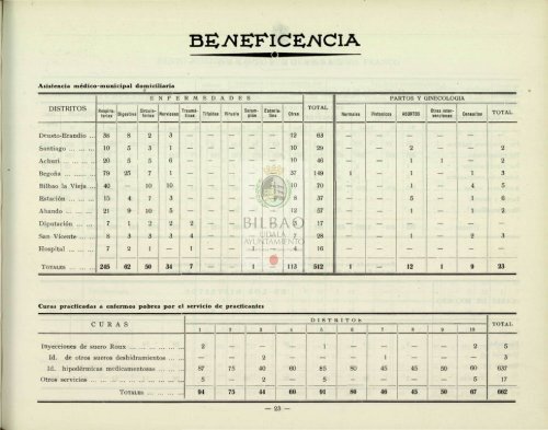 BOLETÍN ESTADÍSTICO DE LA VILLA