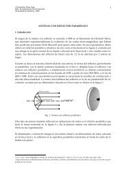 Antenas con reflector parabólico - Universidad de Cantabria