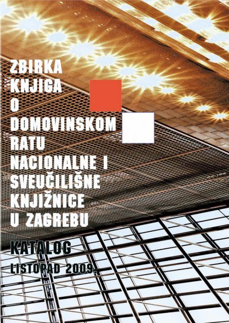 katalog. (2009) - NSK - Nacionalna i sveučilišna knjižnica u Zagrebu