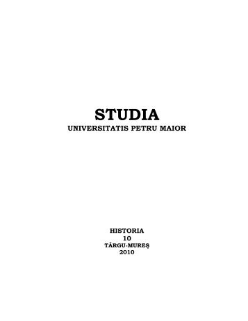 Studia Universitatis Petru Maior, Historia 10 - "LUCIAN BLAGA" SIBIU