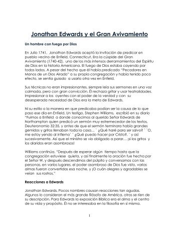 Jonathan Edwards y el Gran - Iglesia Cristiana Cimiento Estable