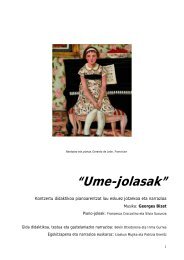 “Ume-jolasak” - Navarra