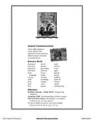 Animal Communication Product Category: Leveled Reading - Rigby