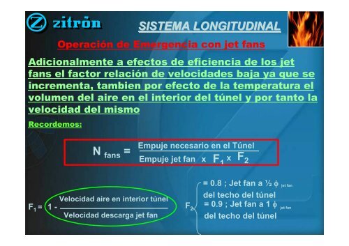 sistema de ventilación longitudinal en un túnel. influencia de un ...