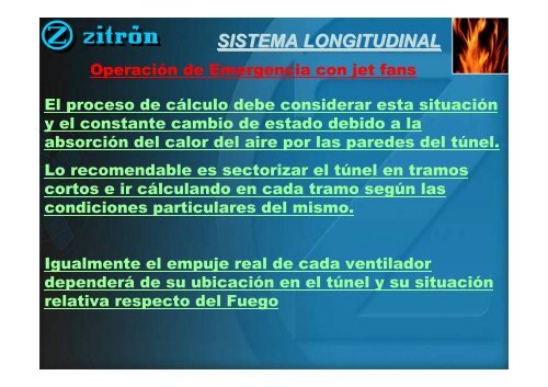 sistema de ventilación longitudinal en un túnel. influencia de un ...