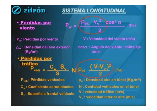 sistema de ventilación longitudinal en un túnel. influencia de un ...