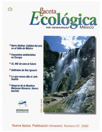 Gaceta Ecológica 57 - Instituto Nacional de Ecología