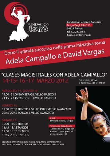 Adela Campallo e David Vargas - Fundacion Flamenca Andaluza