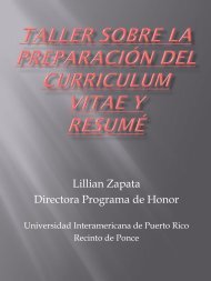 TALLER CURRICULUM VITAE.pdf - Universidad Interamericana ...