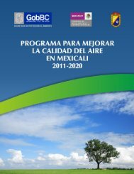 Programa para el Mejoramiento de la Calidad del Aire en Mexicali ...