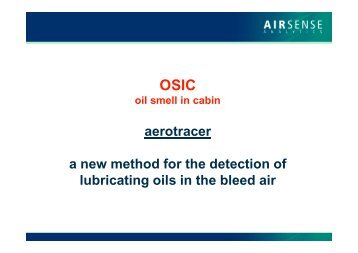 aerotracer a new method for the detection of lubricating oils in the ...