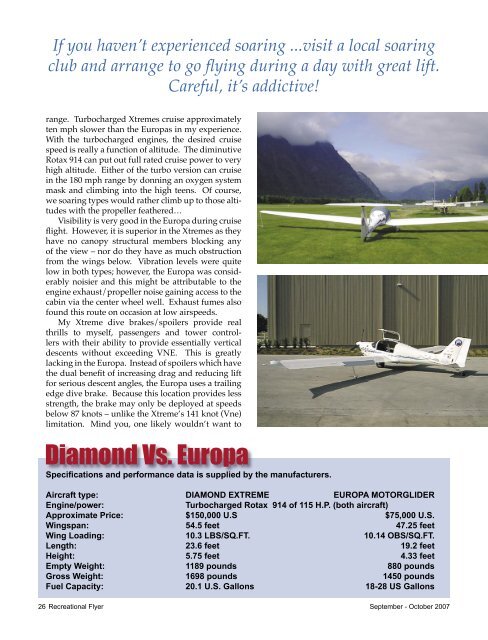 September - October - The Recreational Aircraft Association