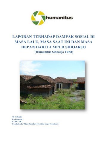 LAPORAN TERHADAP DAMPAK SOSIAL DI MASA ... - humanitus