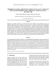 absorbsi co2 dari campurannya dengan ch4 atau n2 melalui ...