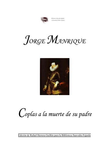 JORGE MANRIQUE Coplas a la muerte de su padre - Biblioteca ...