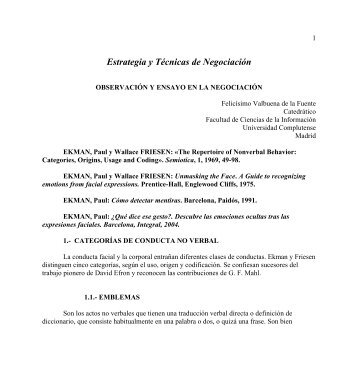 Estrategias de Negociacion - Paul Ekman.pdf - Centro Unesco ...