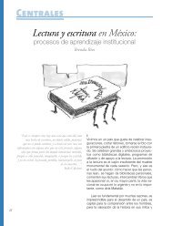 Lectura y escritura en México: procesos de aprendizaje institucional
