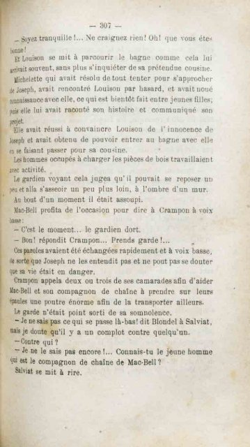 Les Mystères du bagne ou Blondel le condamné innocent - Manioc