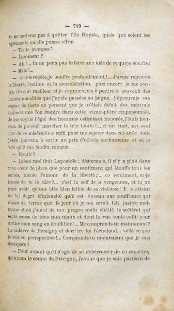 Les Mystères du bagne ou Blondel le condamné innocent - Manioc