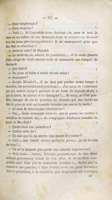 Les Mystères du bagne ou Blondel le condamné innocent - Manioc