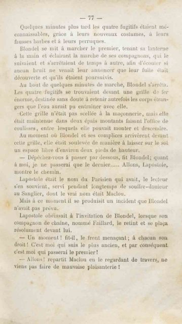 Les Mystères du bagne ou Blondel le condamné innocent - Manioc