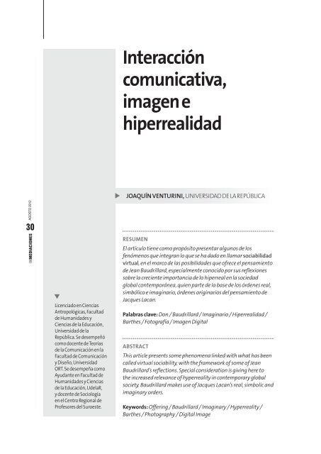 Inmediaciones de la Comunicación - Universidad ORT Uruguay