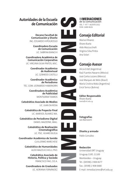 Inmediaciones de la Comunicación - Universidad ORT Uruguay