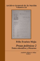 Felix E. Mejía tomo II.pmd - Archivo General de la Nación