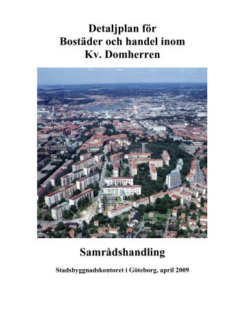 Planbeskrivning pdf, 3 126 kB - Göteborg