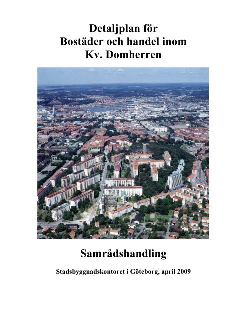 Planbeskrivning pdf, 3 126 kB - Göteborg