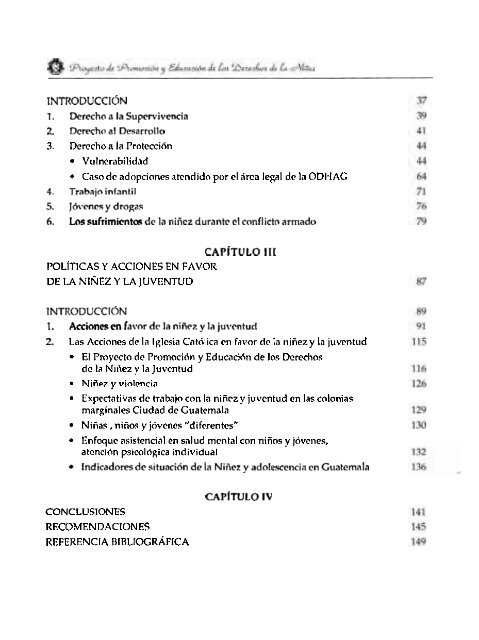 Informe 1998 Situación de la Niñez en Guatemala - odhag