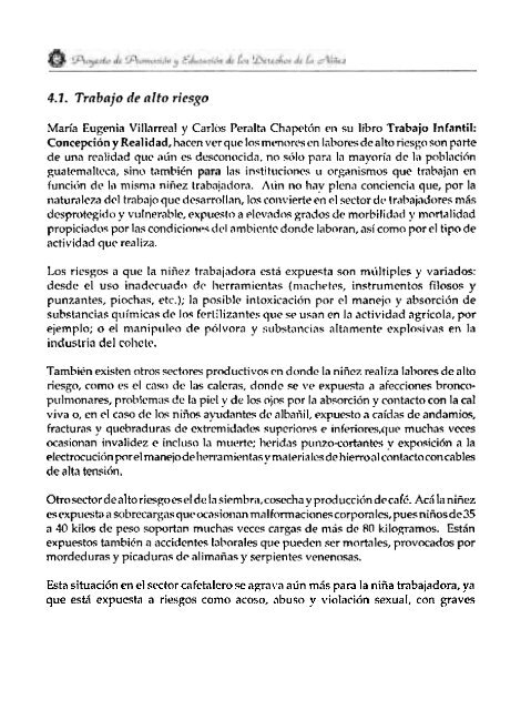 Informe 1998 Situación de la Niñez en Guatemala - odhag