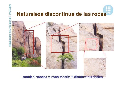 Roca matriz, comport.mec.