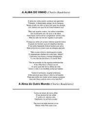 A ALMA DO VINHO (Charles Baudelaire) - Roberto Tenorio
