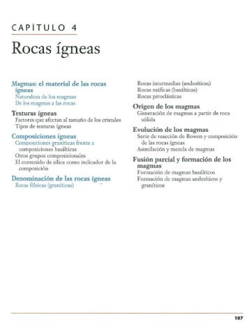 Rocas ígneas - UNAM