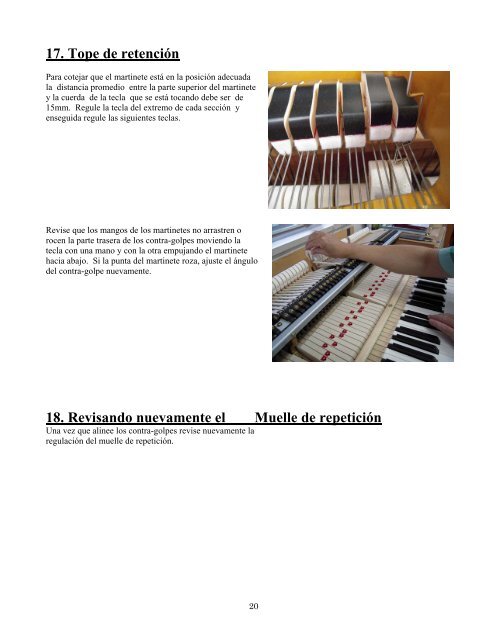 MANUAL DE REGULACION DE PIANOS DE COLA KAWAI