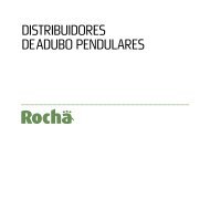 distribuidores de adubo pendulares - Pulverizadores Rocha