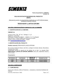 Renovador Llantax Espuma - Simoniz