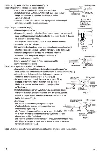 Tank Sprayer Safety and Operating Instructions - Gilmour