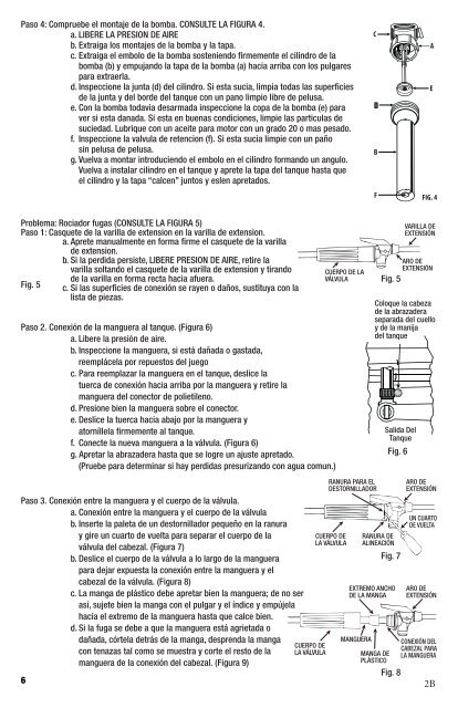 Tank Sprayer Safety and Operating Instructions - Gilmour