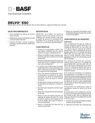 DELVO® ESC - BASF Construction Chemicals