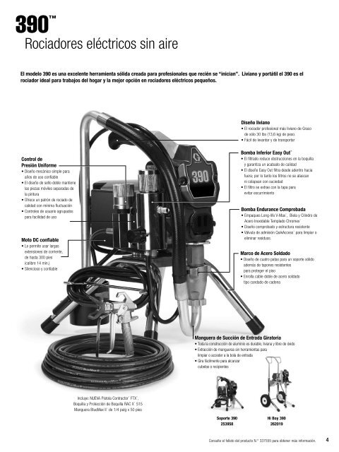 Equipos para contratistas Graco® - Graco Inc.