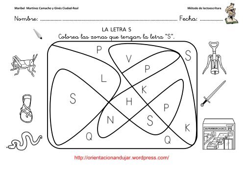 programa de lectoescritura completo orientacionandujar consonante s