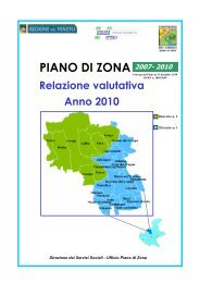 PIANO DI ZONA - Azienda ULSS 3